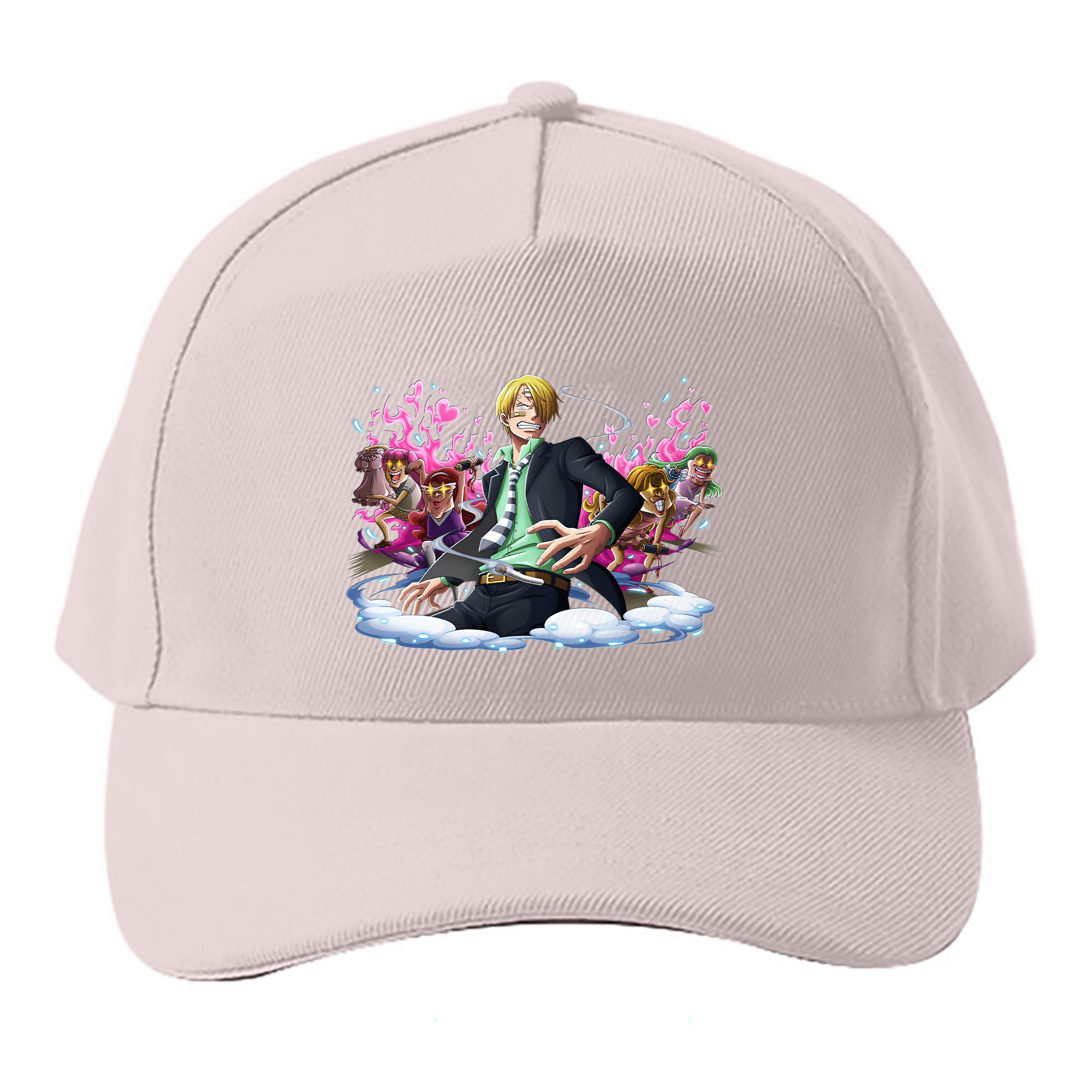 （画像用） ワンピース サンジ ONE PIECE Sanji ベースボールキャップ 綿100％ 男女兼用 帽子 スポーツ